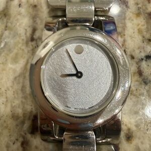 Vintage Movado Stainless Steel Watch